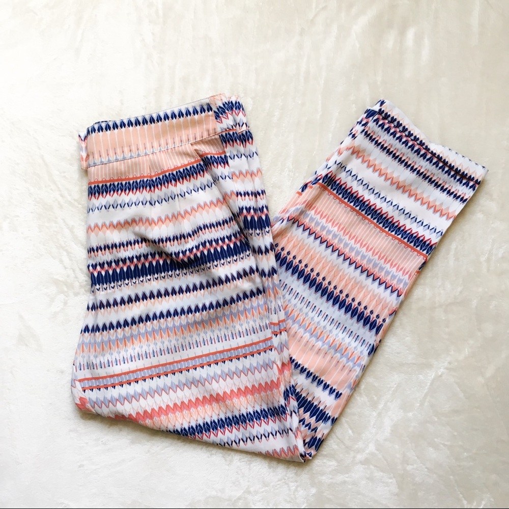 J. Crew Factory Patterned Career Pants